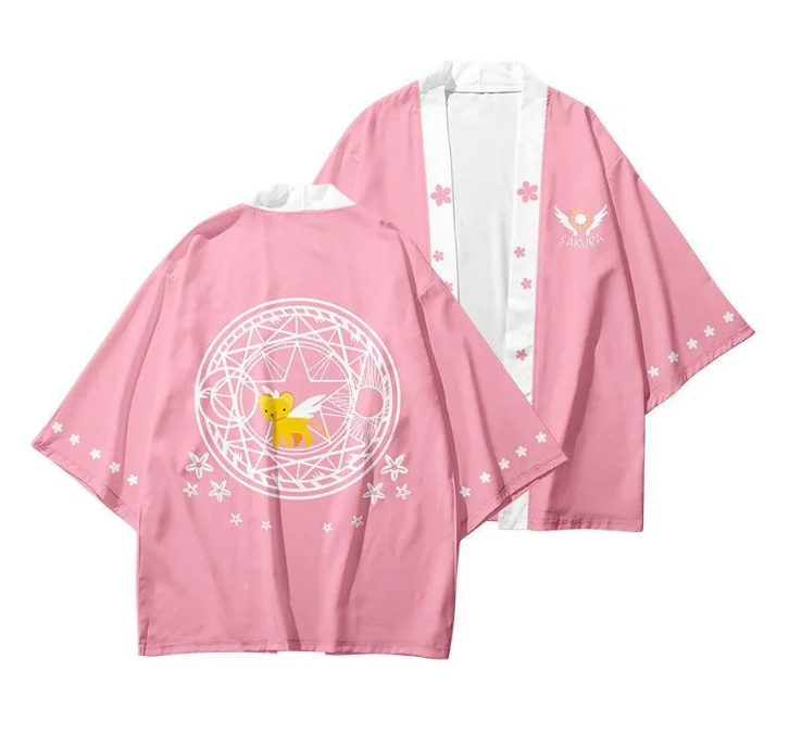 Anime Casual Short Sleeve Streetwear