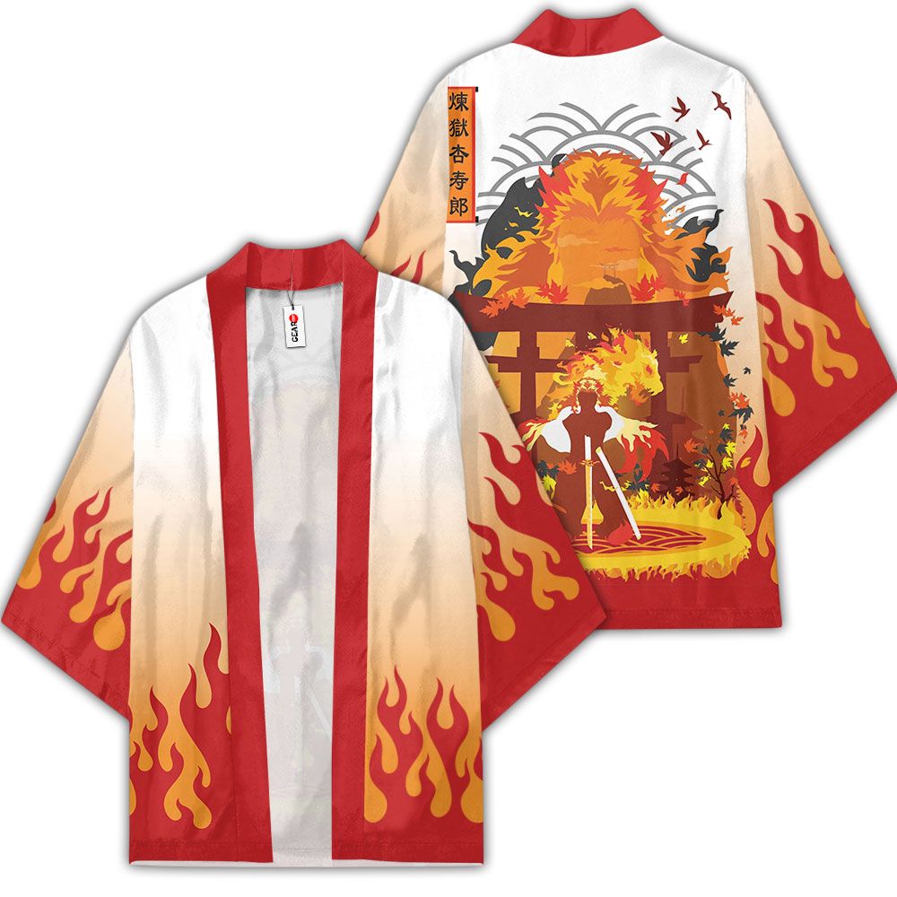 Rengoku Demon Slayer Kimono