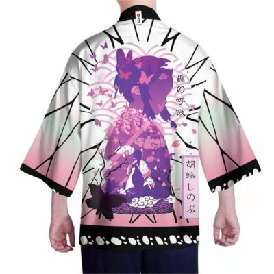 Alternative view of Shinobu Kocho Demon Slayer Kimono