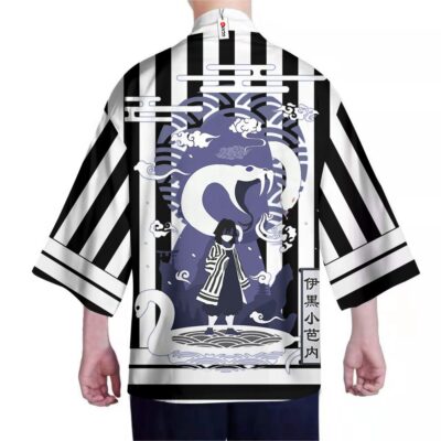 Alternative view of Obanai Otaku Merch Demon Slayer Kimono