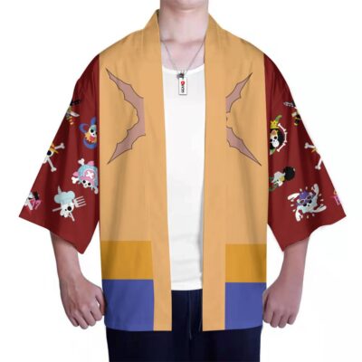 Alternative view of Straw Hat Luffy One Piece Kimono