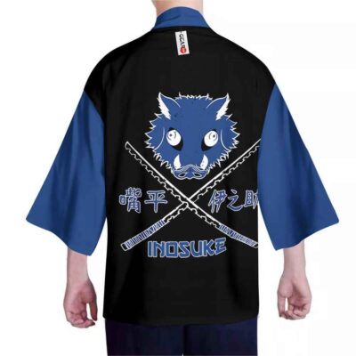 Alternative view of Inosuke Anime Demon Slayer Kimono