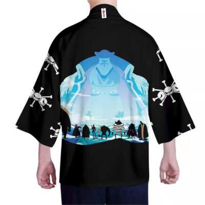 Alternative view of Blackbeard Pirates One Piece Kimono