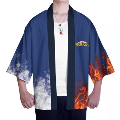 Alternative view of Shoto Todoroki My Hero Academia Kimono