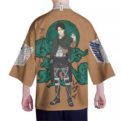 Alternative view of Levi Ackerman Clothes Attack on Titan Kimono