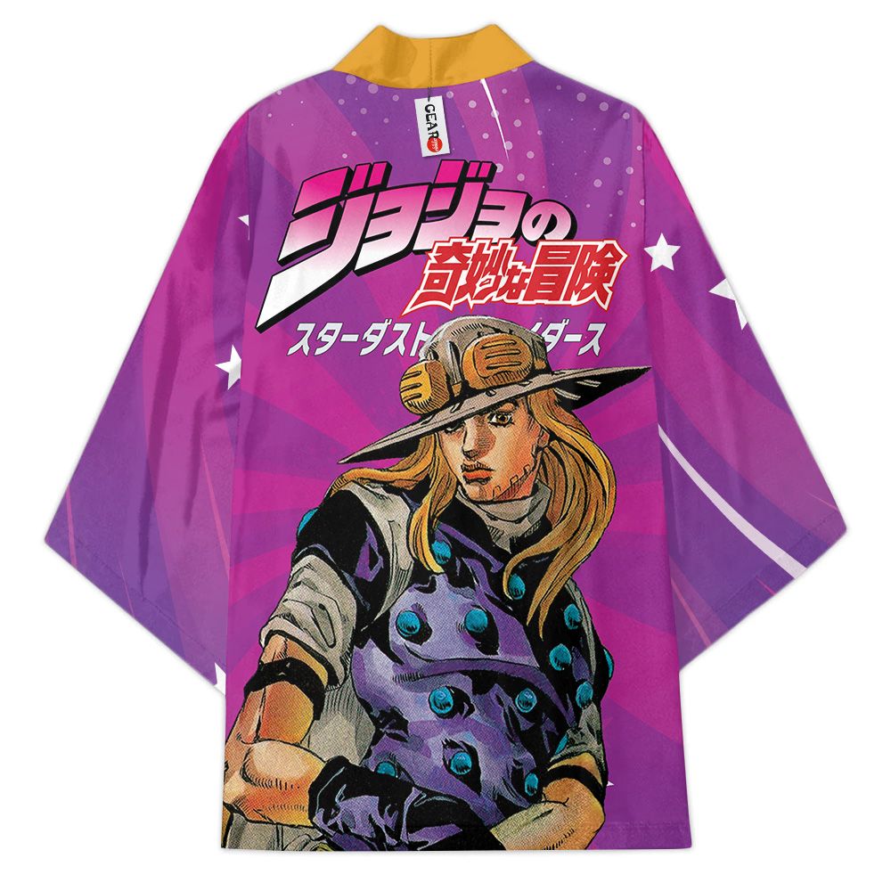 Gyro Zeppeli Jojo's Bizarre Adventure Kimono - Image 3
