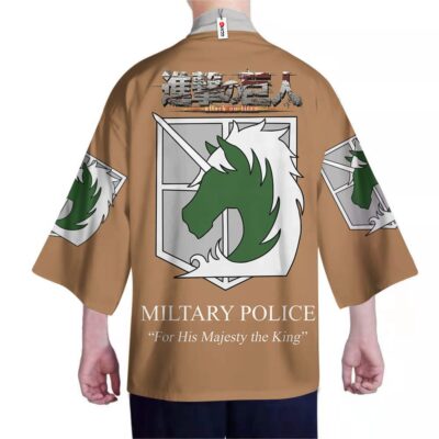 Alternative view of Military Anime Attack on Titan Kimono