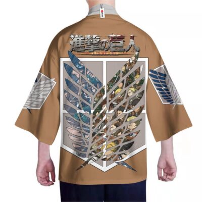 Alternative view of Scout Regiment Attack on Titan Kimono