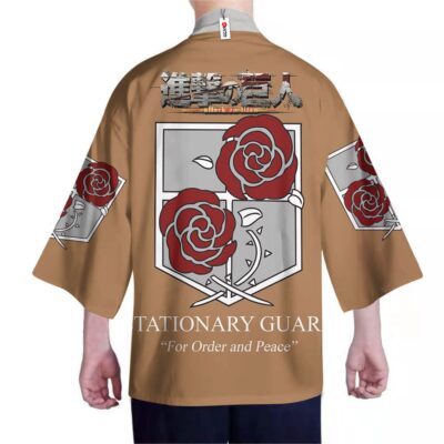 Alternative view of Stationary Guard Attack on Titan Kimono