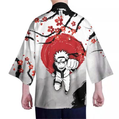 Alternative view of Anime Uzumaki Naruto Kimono