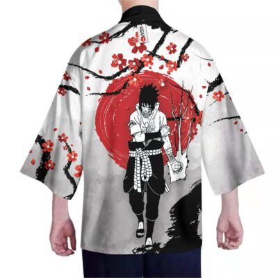 Alternative view of Anime Sasuke Naruto Kimono