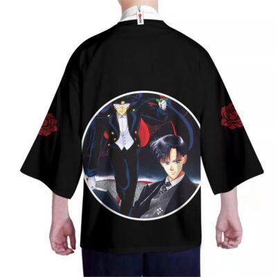 Alternative view of Design Tuxedo Anime Sailor Moon Kimono