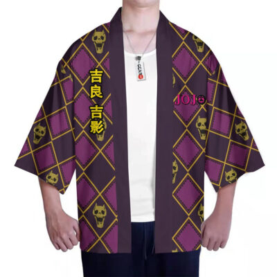 Alternative view of Yoshikage Kira Jojo's Bizarre Adventure Kimono