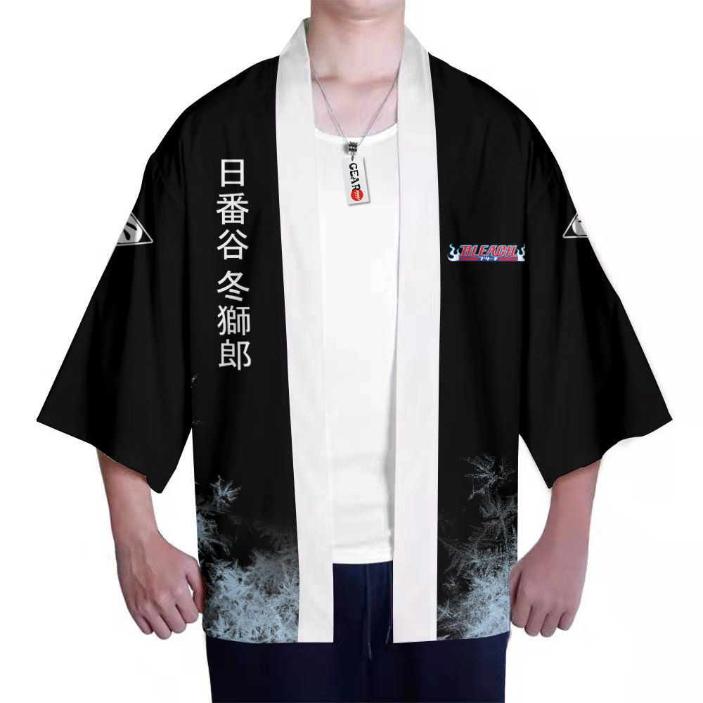 Anime Toshiro Hitsugaya Bleach Kimono - Image 3