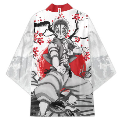 Alternative view of Akaza Anime Kimetsu no Yaiba Kimono