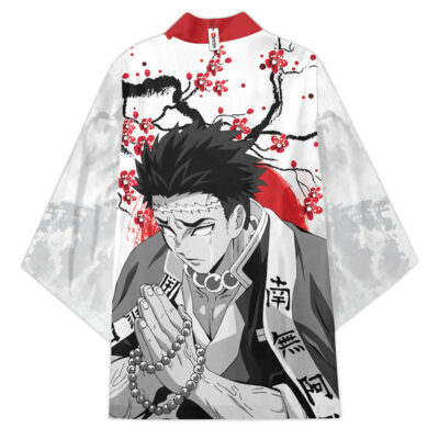 Alternative view of Gyomei Himejima Kimetsu no Yaiba Kimono