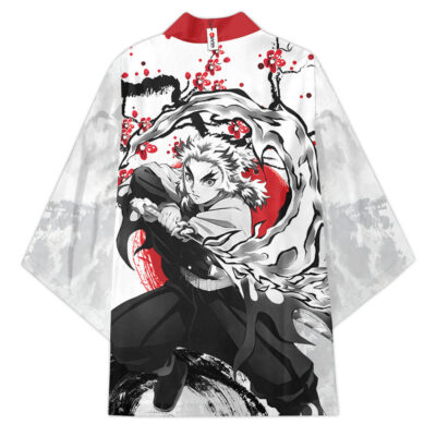 Alternative view of Kyojuro Rengoku Kimetsu no Yaiba Kimono