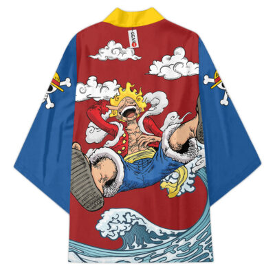 Alternative view of Luffy Gear 5 Anime One Piece Kimono