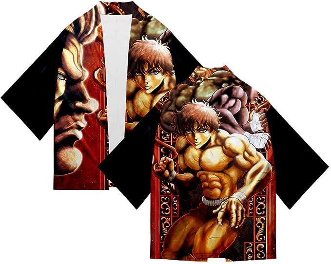 Baki Anime Unisex Kimono