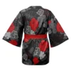 Aloha Akatsuki Pattern Shippuden Happi Coat Kimono BACK Mockup - Anime Kimono UK Shop