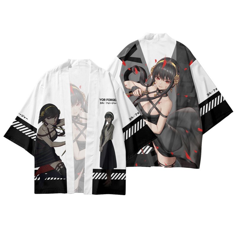 White Spy x Family Anime Kimono