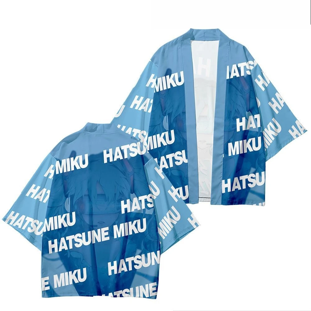 Hatsune Miku Floral Print Kimono