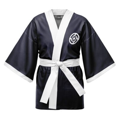 Alternative view of Satoru Gojo Jujutsu Kaisen Happi Coat Haori Kimono