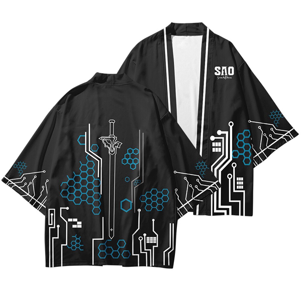 Sword Art Online Anime Unisex Kimono