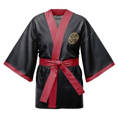 Alternative view of Yuji Itadori Jujutsu Kaisen Happi Coat Haori Kimono