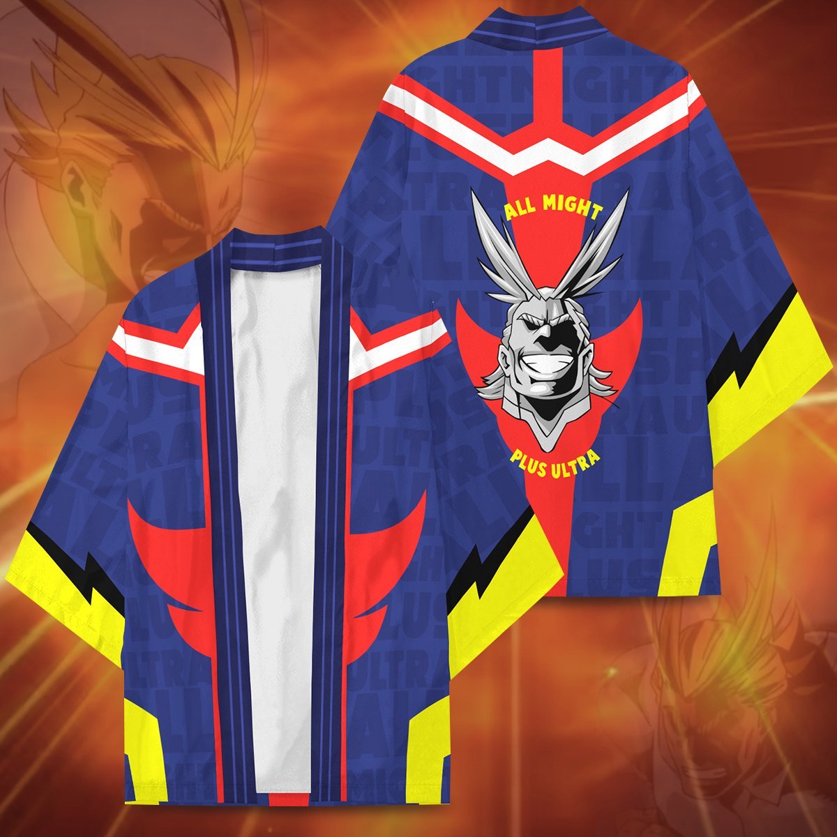 All Might Plus Ultra My Hero Academia Kimono - Image 2