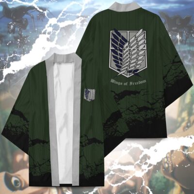 Alternative view of Recon Corps Attack on Titan Kimono