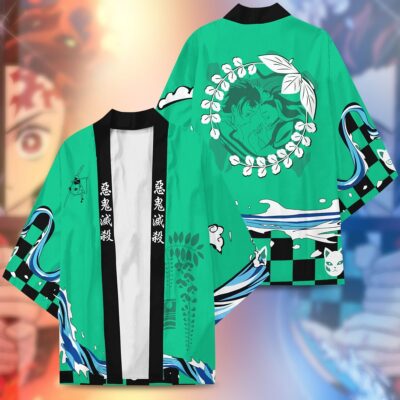 Alternative view of Dance of Fire and Water Demon Slayer Kimono