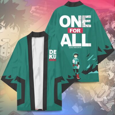 Alternative view of Deku One for all My Hero Academia Kimono