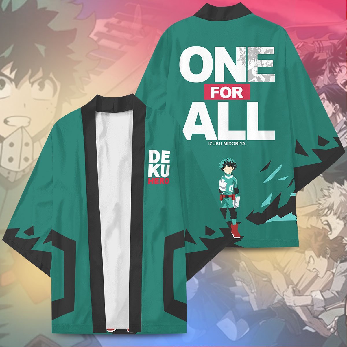 Deku One for all My Hero Academia Kimono - Image 2