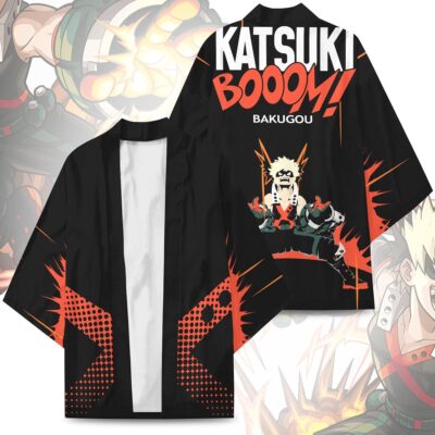 Alternative view of Katsuki Boom My Hero Academia Kimono