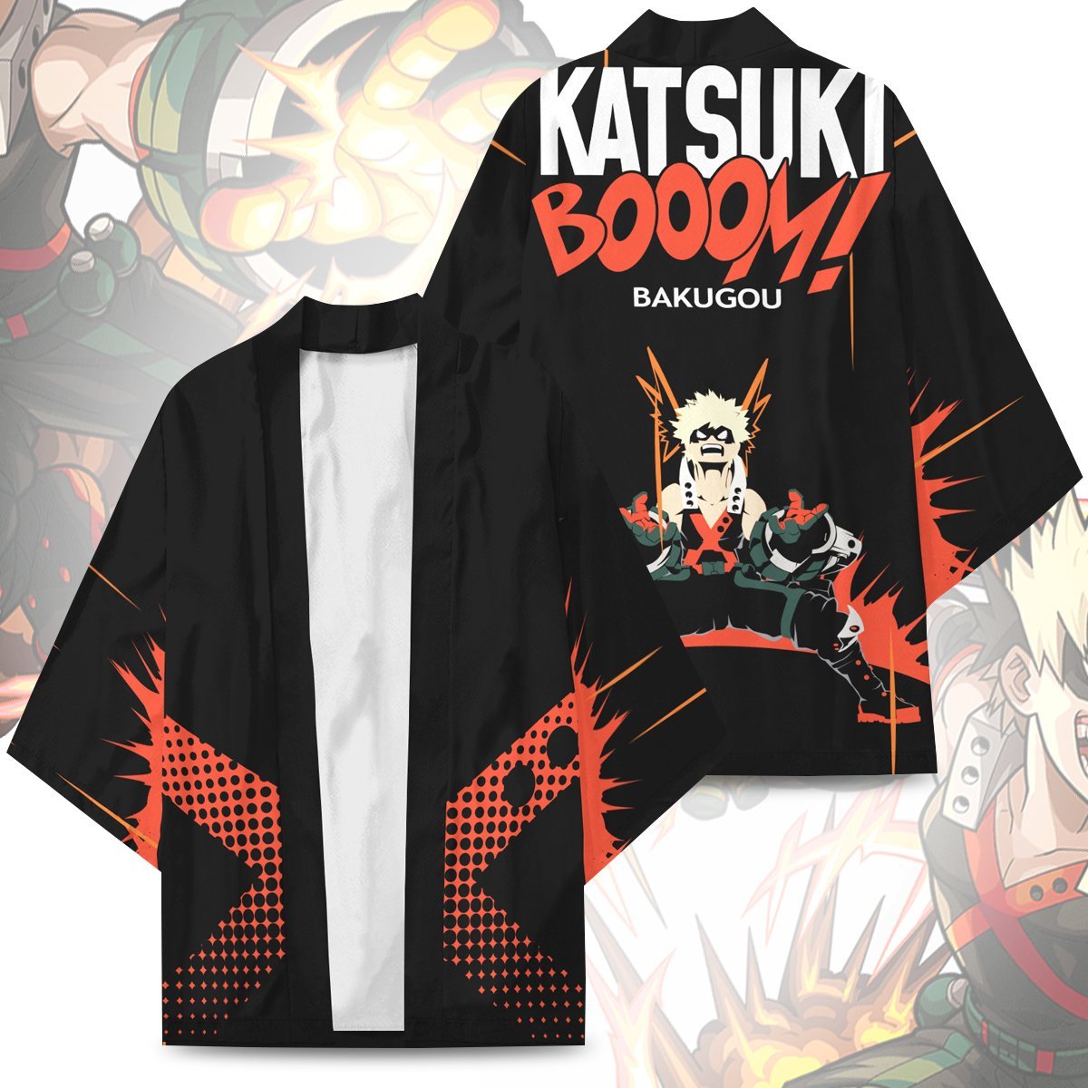 Katsuki Boom My Hero Academia Kimono - Image 2