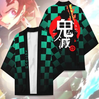Alternative view of Demon Slayer Design Kimono