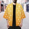 kimetso no yaiba zenitsu kimono 720493 - Anime Kimono UK Shop