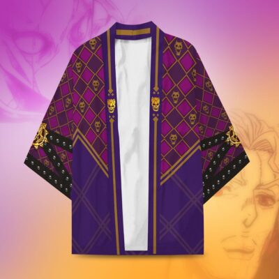 Alternative view of Kira Killer Queen Jojo's Bizarre Adventure Kimono