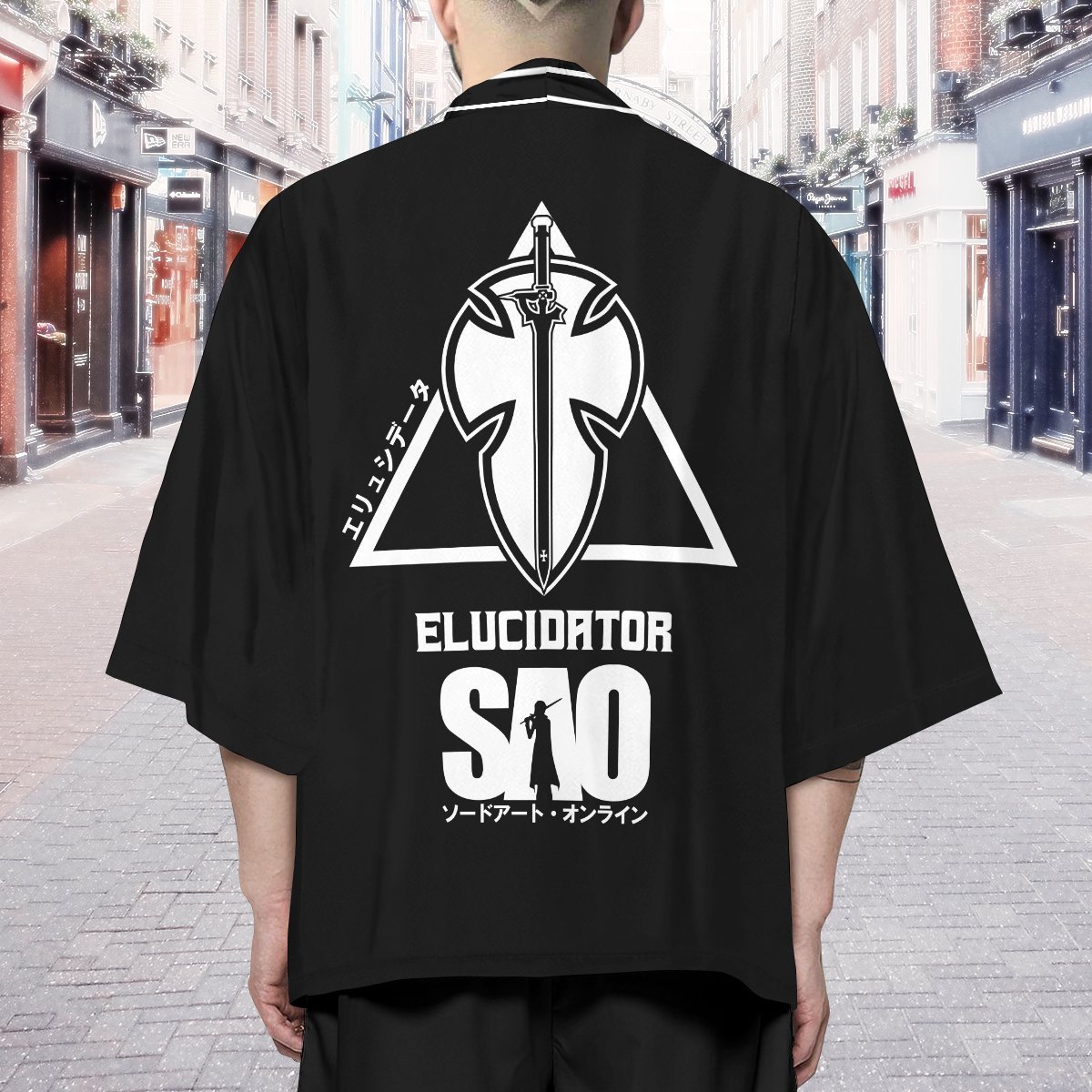 Sword Art Online Kirito Elucidator Kimono - Image 8