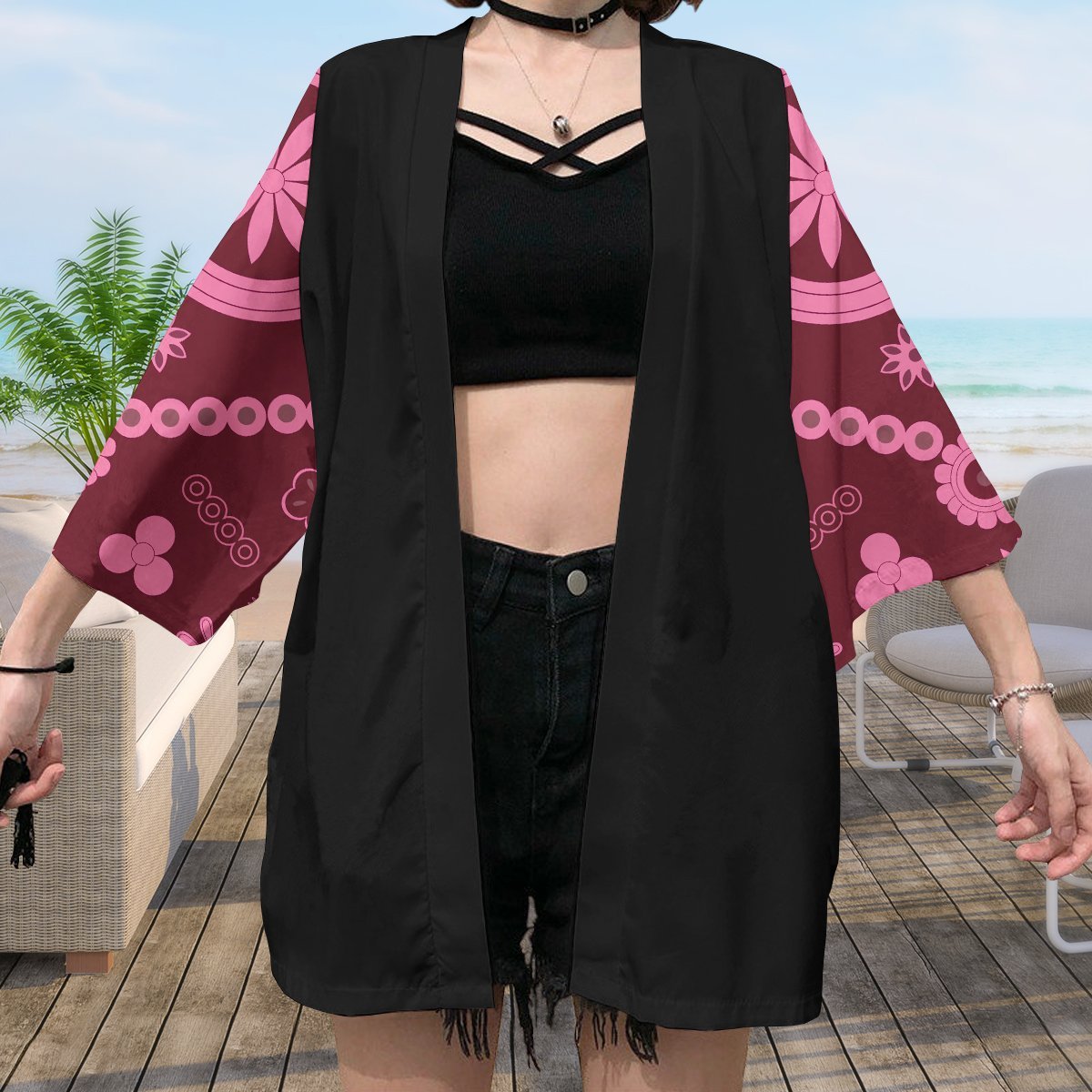 Fashion Mihawk One Piece Kimono - Image 5