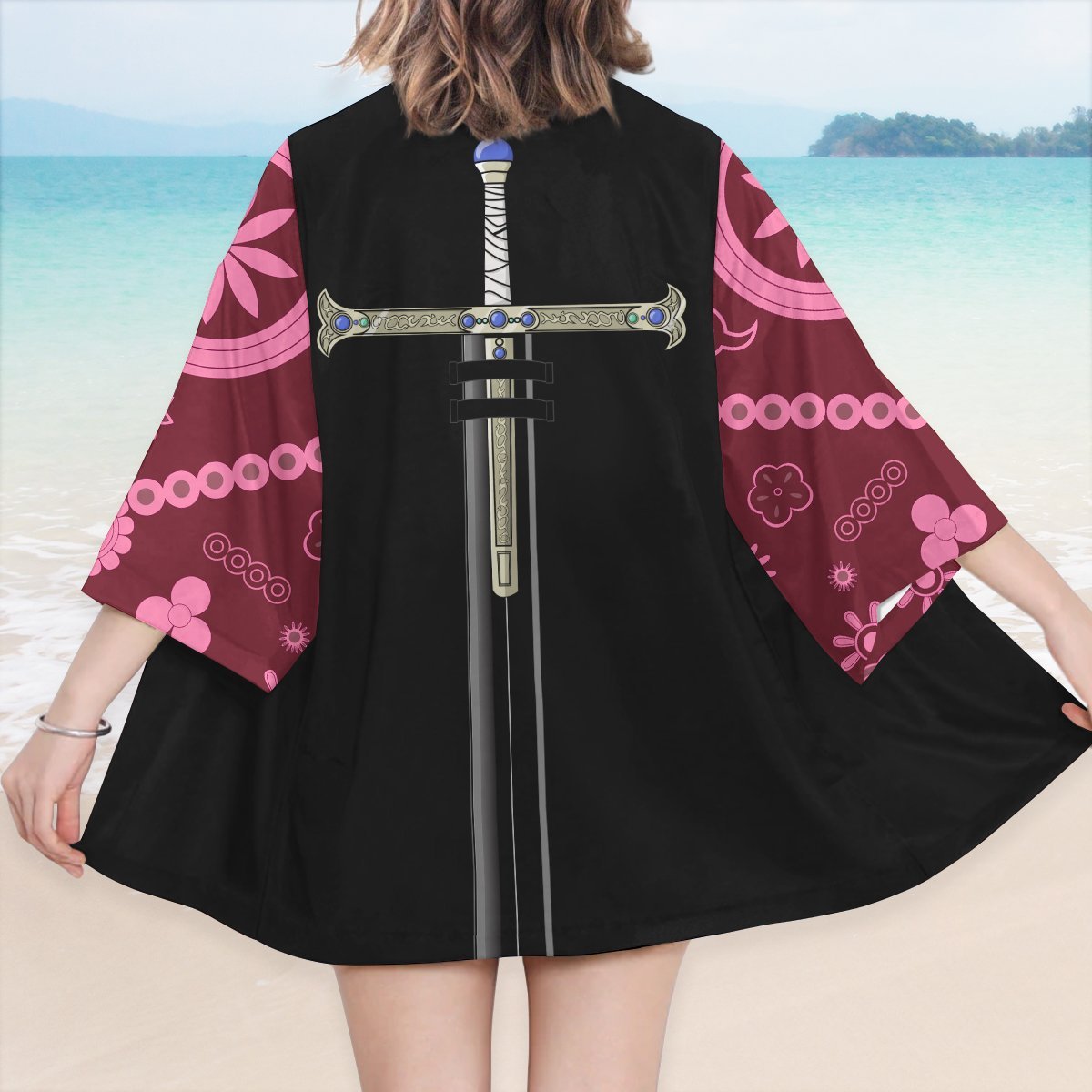 Fashion Mihawk One Piece Kimono - Image 6