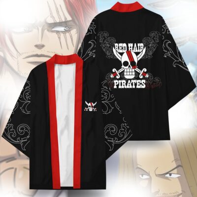 Alternative view of Red Hair Pirates One Piece Kimono