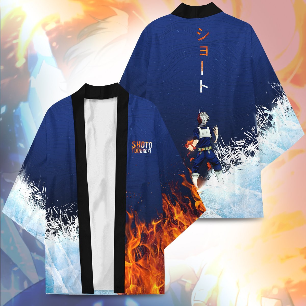 Shoto Hot Cold My Hero Academia Kimono - Image 2