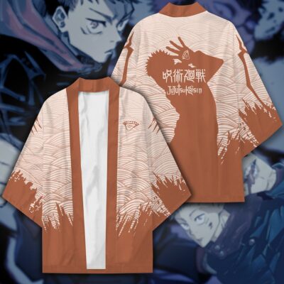 Alternative view of Sorcerer Itadori Jujutsu Kaisen Kimono