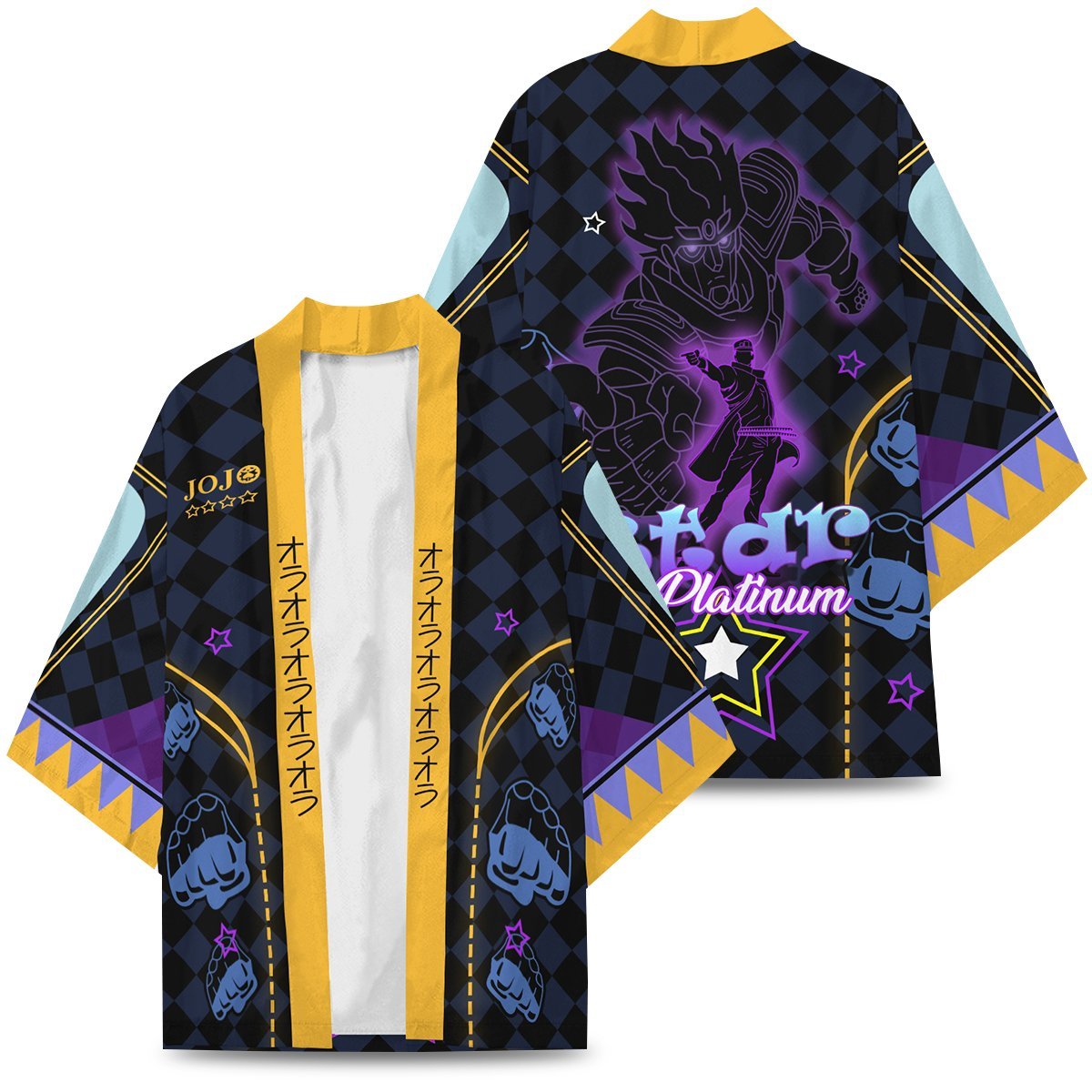 Star Platinum Jojo's Bizarre Adventure Kimono