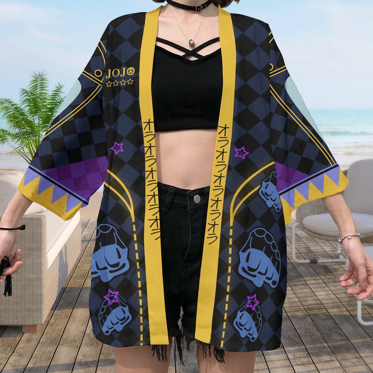Star Platinum Jojo's Bizarre Adventure Kimono - Image 5