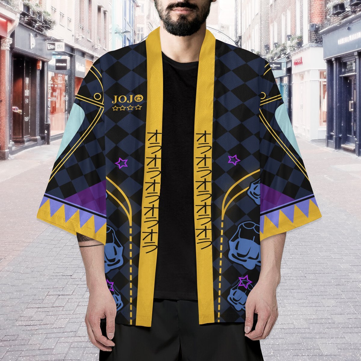 Star Platinum Jojo's Bizarre Adventure Kimono - Image 7