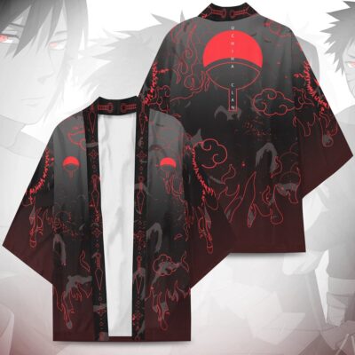 Alternative view of Uchiha Emblem Naruto Kimono
