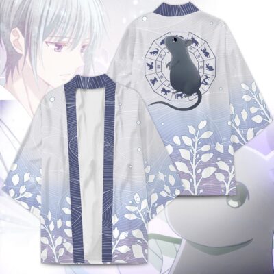 Alternative view of Yuki the Rat Fruits Basket Kimono